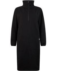 Herno - Zip High-Neck Midi Dress - Lyst