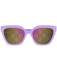 Gucci - Eyewear Cat-Eye Frame Clip-On Sunglasses - Lyst