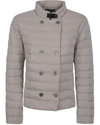 Moorer - Clement Double-Breasted Short Down Jacket - Lyst