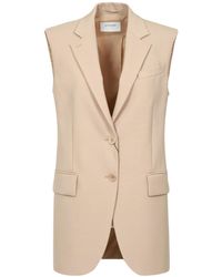 Sportmax - Single-Breasted Sleeveless Gilet - Lyst