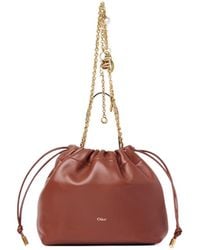 Chloé - Chloé Icons Mini Drawstring Shoulder Bag - Lyst
