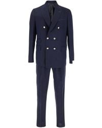 Eleventy - Double-Breasted Suit Jacket - Lyst