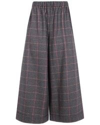 Daniela Gregis - Pigiama Wide-Leg Pants - Lyst