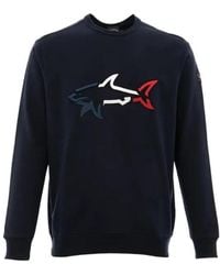Paul & Shark - Round-Collar Long-Sleeve Hoodie - Lyst