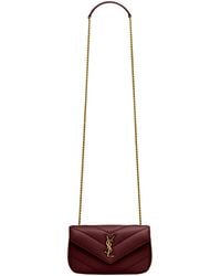Saint Laurent - Loulou Mini Shoulder Bag - Lyst