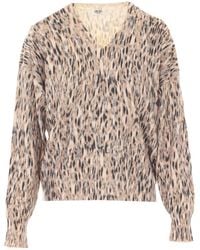 Liu Jo - V-Neck Knit Top - Lyst