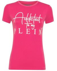 Philipp Plein - Logo Details T-Shirt - Lyst
