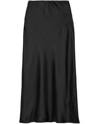 Norma Kamali - Obie Bias-Cut Midi Skirt - Lyst
