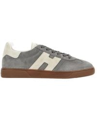 Hogan - H647 Logo-Patch Low-Top Sneakers - Lyst