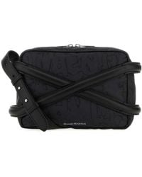 McQueen - The Harness Logo-Printed Zipped Camera Bag - Lyst
