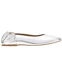 A.P.C. - Juliet Ruched Ballet Flats - Lyst