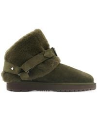Burberry - Chubby Buckle-Detailed Boots - Lyst
