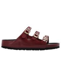 Birkenstock - Florida Fresh Triple-Strap Slides - Lyst