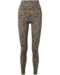 Varley - Leopard-Print Freesoft Leggings - Lyst