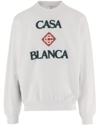CASABLANCA - Logo-Patch Sweater - Lyst
