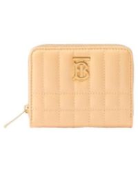 Burberry - Logo-Plaque Zipped Wallet - Lyst