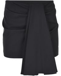 GIUSEPPE DI MORABITO - Draped Knot Shorts - Lyst