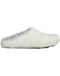 Marni - Round Toe Slip-On Slippers - Lyst
