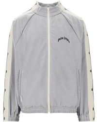 Palm Angels - Logo-Print Side-Stripe Track Jacket - Lyst