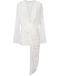 Christopher Esber - Ripple Draped Asymmetric Minidress - Lyst