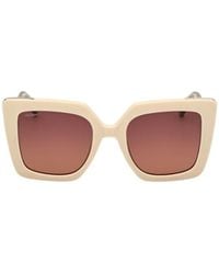 Max Mara - Square Frame Sunglasses - Lyst