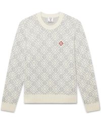 CASABLANCA - Logo Color-Block Sweater - Lyst