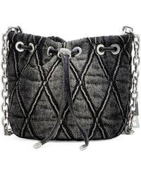 DIESEL - Charm-D S-Mini Bucket Bag - Lyst