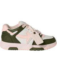 Off-White c/o Virgil Abloh - Out Of Office Calf Leather Military Sneaker - Lyst