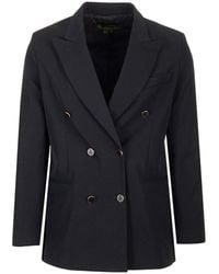 A.P.C. - Cohey Double-Breasted Blazer - Lyst