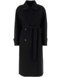 Max Mara - 'S Samanta Double-Breasted Belted Coat - Lyst