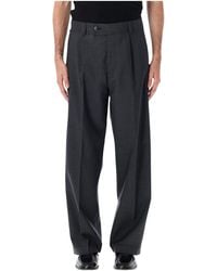 mfpen - Patch Pleated Wide-Leg Pants - Lyst