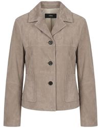 Arma - Lotus Cropped Suede Jacket - Lyst