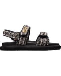 Dior - Act Flat Sandals - Lyst