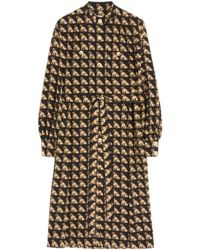 Valentino - Crepe De Chine Blouse With Petit Charles Print - Lyst