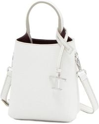 Tod's - T-Timeless Pendant Detailed Micro Tote Bag - Lyst
