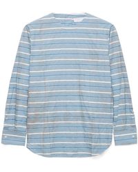 Prada - Long-Sleeved Striped T-Shirt - Lyst