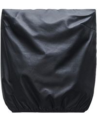 Alexander Wang - Strapless Leather Bubble Top - Lyst