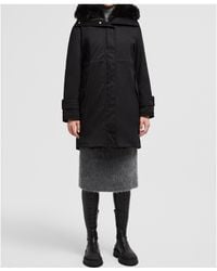 Moncler Monticole Parka Coat in Green | Lyst