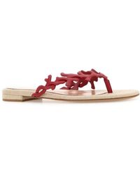 Gianvito Rossi - Thong Strap Sandals - Lyst