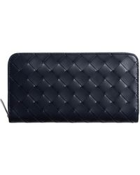 Bottega Veneta - Intrecciato Zip Around Wallet - Lyst