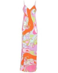 PUCCI - Pucci Printed Slip Dress - Lyst