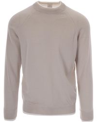 Eleventy - Crew Neck Knitwear - Lyst