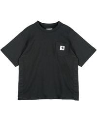 Sacai - X Carhartt Wip Logo Patch Crewneck T-Shirt - Lyst