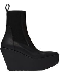 Rick Owens - Porterville Sliver Platform Beatle Ankle Short Boots - Lyst