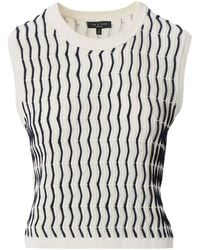 Rag & Bone - Leslie Striped Vest - Lyst