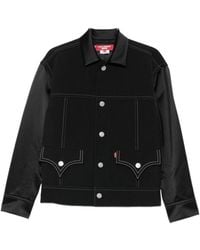 Junya Watanabe - X Levi's Contrast-Panel Contrast-Stitch Jacket - Lyst