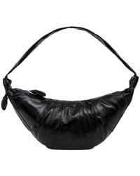 Lemaire - Large Croissant Leather Bag - Lyst