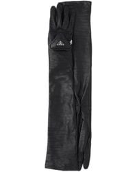 Prada - Long Nappa Leather Gloves With Pouch - Lyst