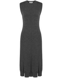 Moschino - Sleeve-Hem Detail Knitted Dress - Lyst