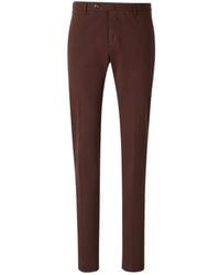 Pt Pantaloni - Straight-Leg Cotton Twill Trousers - Lyst